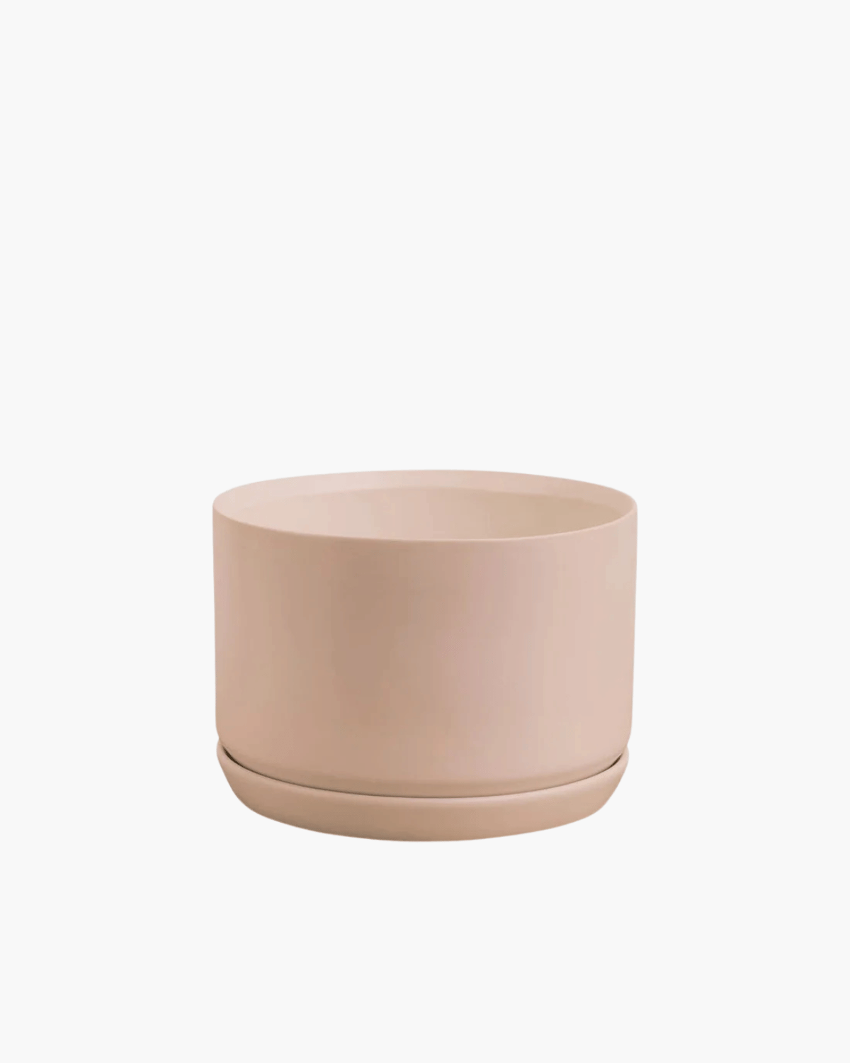 Wide Oslo Planter in Peach by Potted