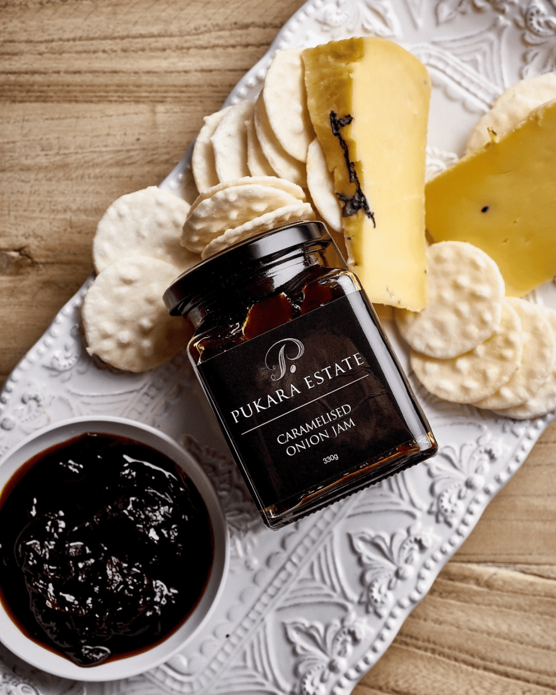 Pukara Estate Caramelised Onion Jam (210gm) - Polly &amp; Co, Muswellbrook