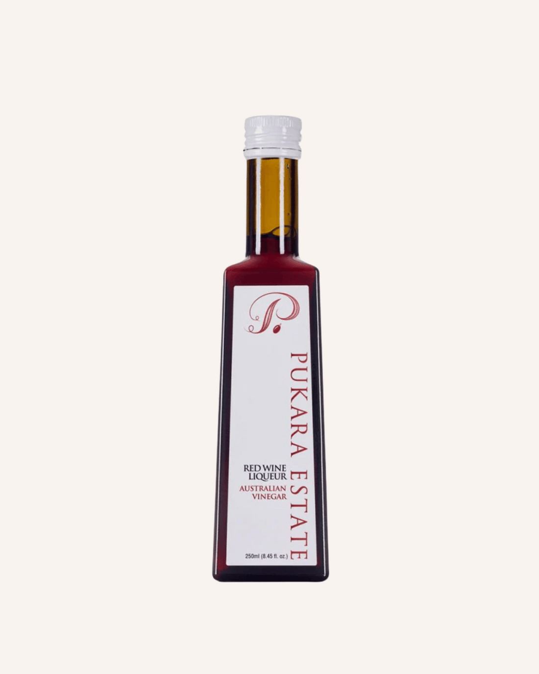 Pukara Estate Red Wine Liqueur Vinegar (250ml) - Polly &amp; Co, Muswellbrook