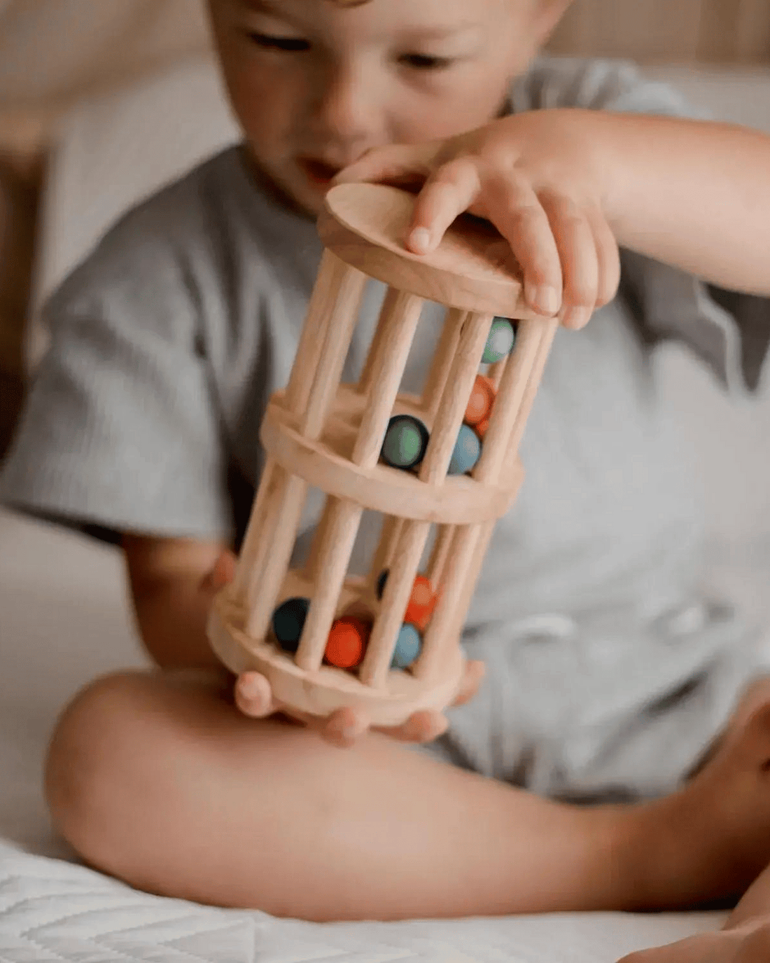 Mini Wooden Rainmaker by Qtoys