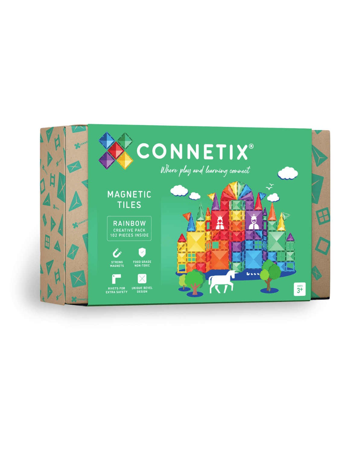 Connetix Rainbow Creative Pack 102 pc 