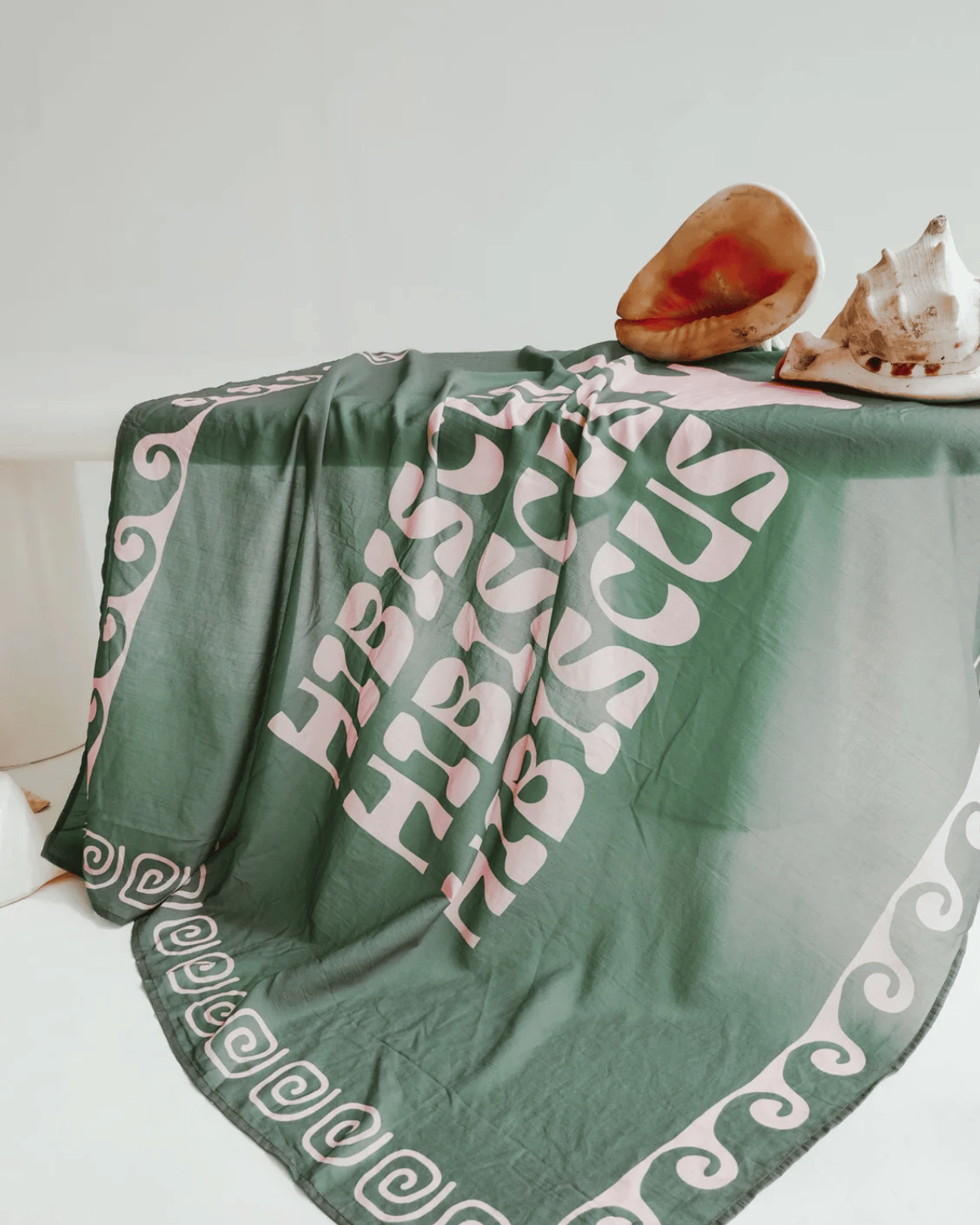 Black Salt Co - The Mana Sarong (Green &amp; Pink)