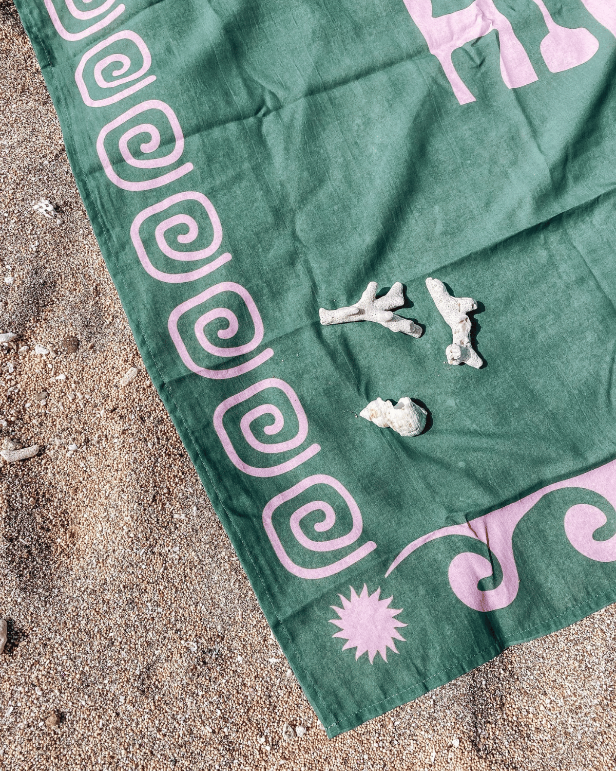 Black Salt Co - The Mana Sarong (Green &amp; Pink)