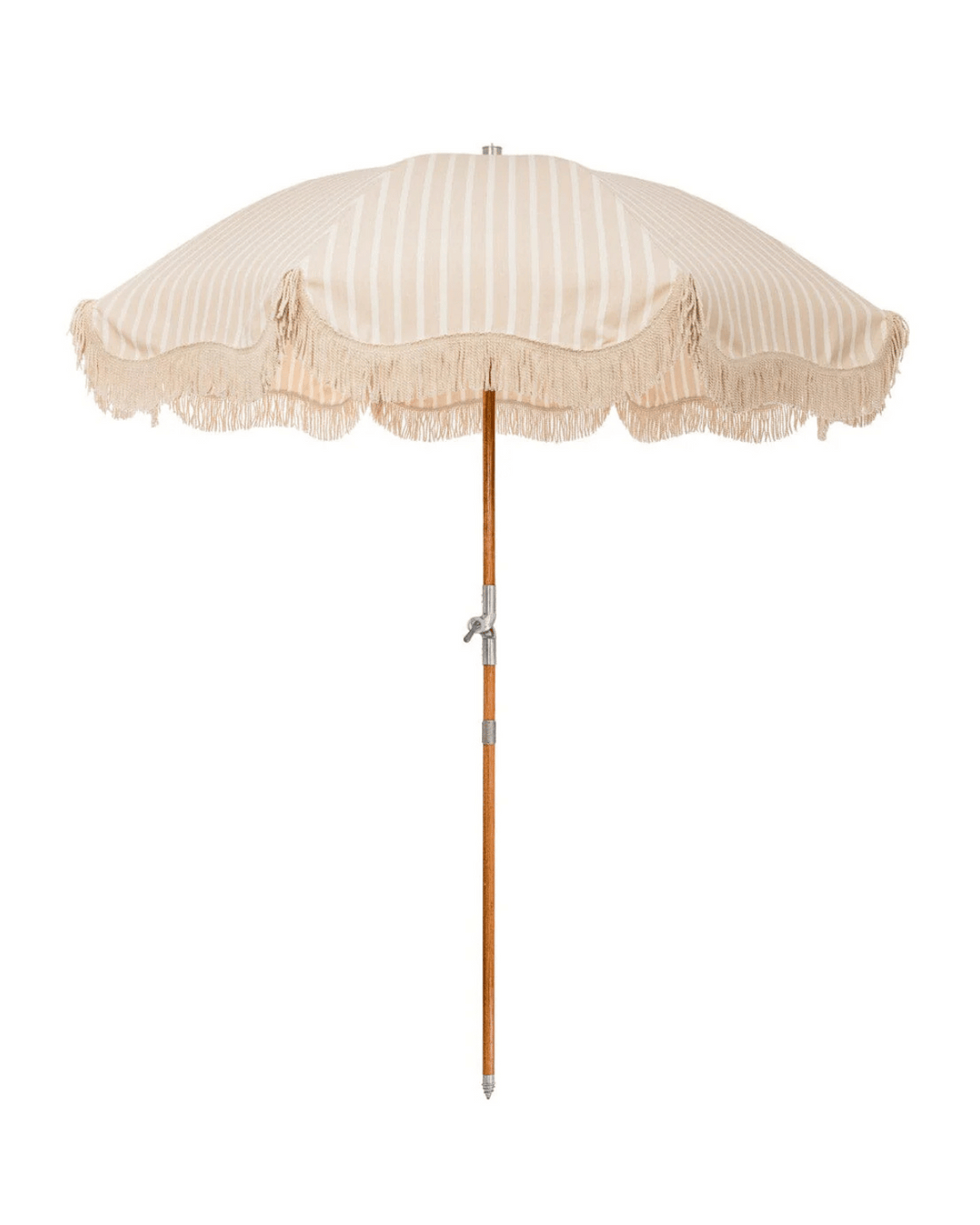 Business &amp; Pleasure Co - The Premium Beach Umbrella - Monaco Natural Stripe