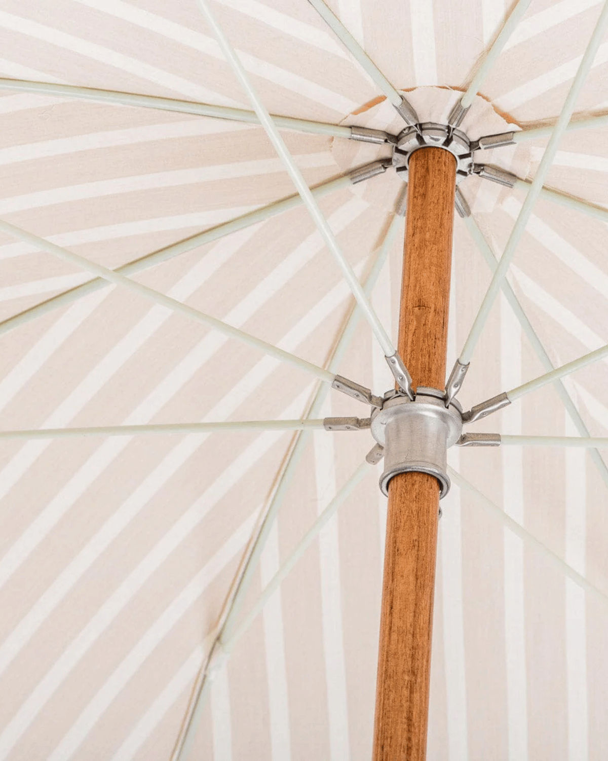 Business &amp; Pleasure Co - The Premium Beach Umbrella - Monaco Natural Stripe