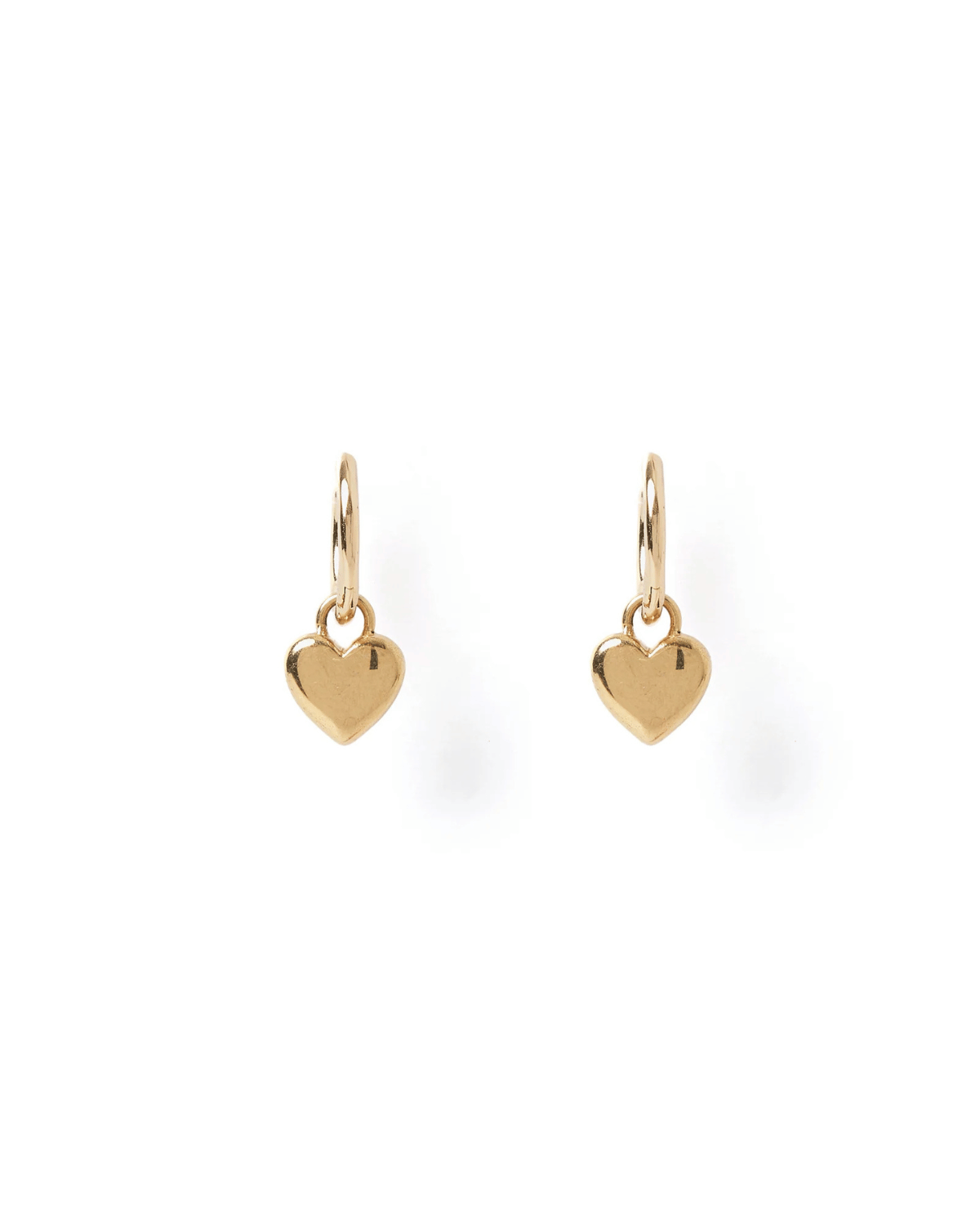 Treasure Heart Gold Earrings by Arms of Eve