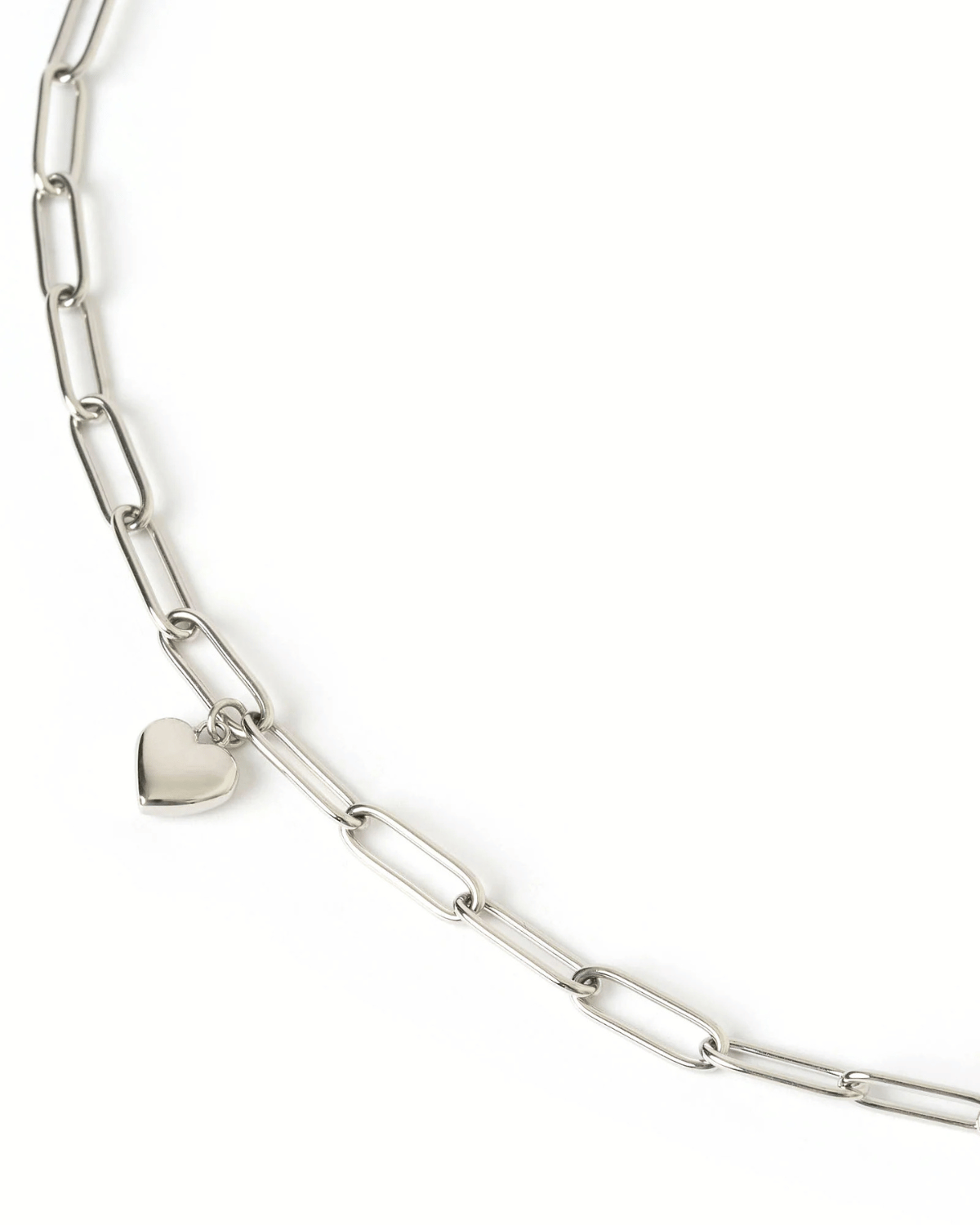 Treasure Heart Silver Necklace by Arms of Eve