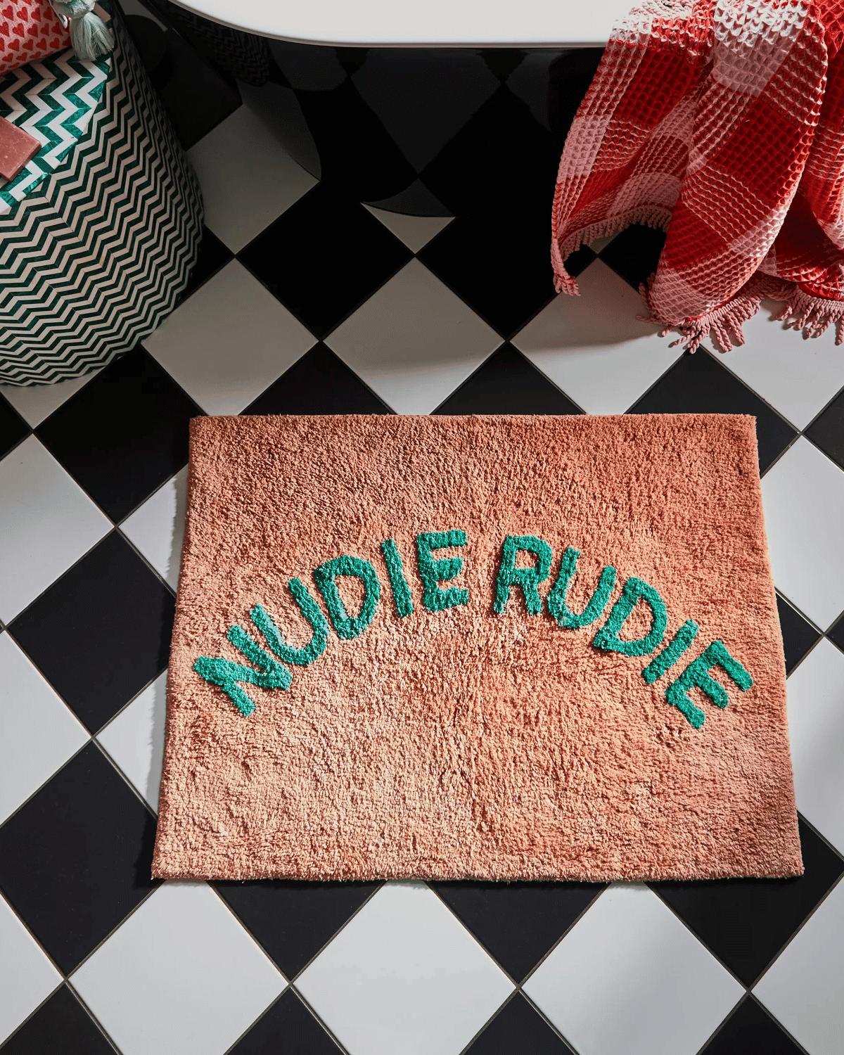 Sage &amp; Clare Tula Nudie Bath Mat - Peach