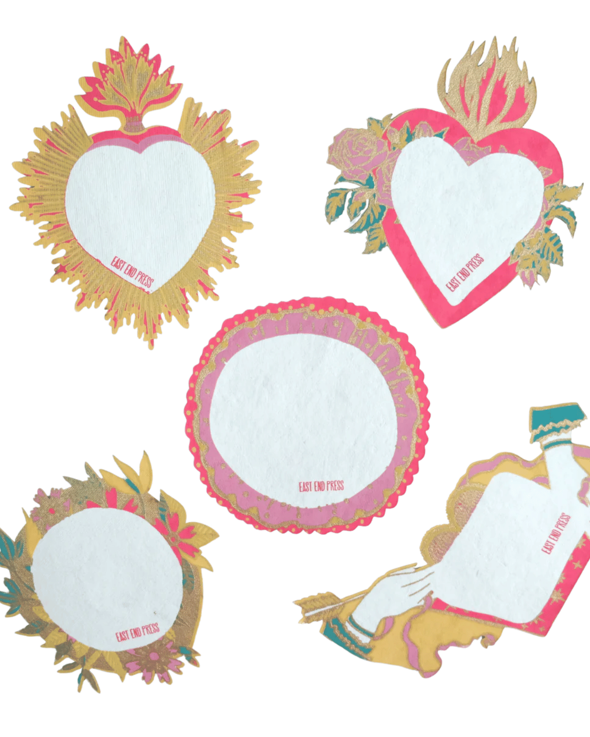 Valentines Day - Love Heart Notelet Card