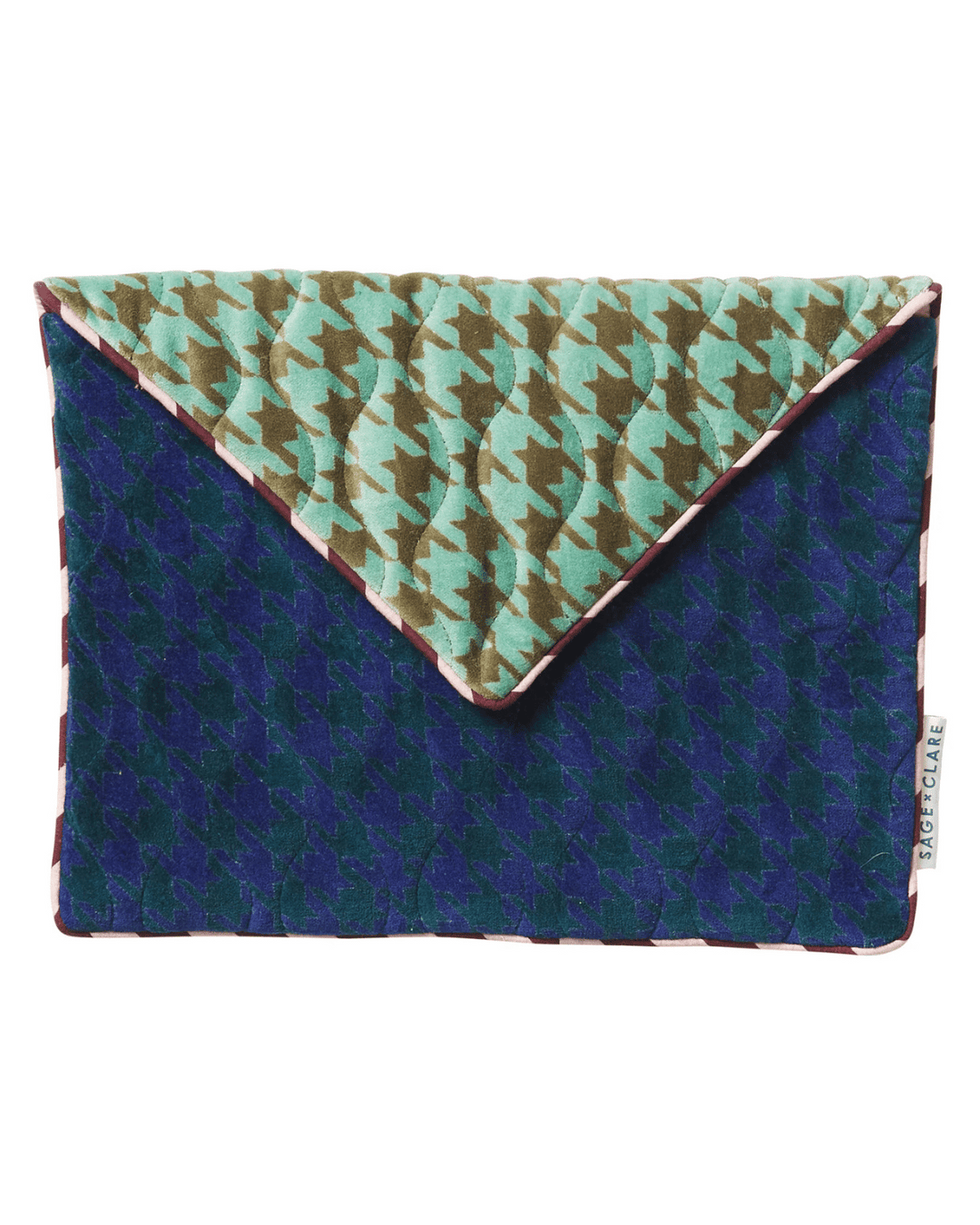 Sage &amp; Clare Vinita Velvet Clutch 