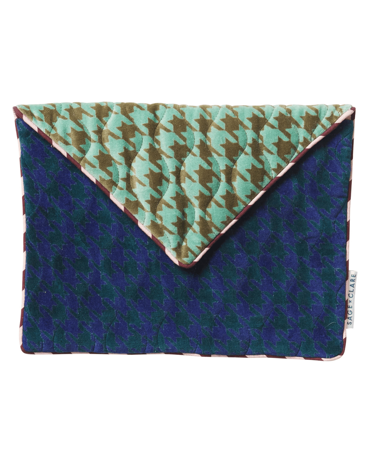 Sage &amp; Clare Vinita Velvet Clutch 