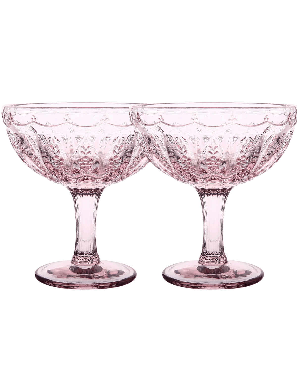 margarita glass primrose set of 2