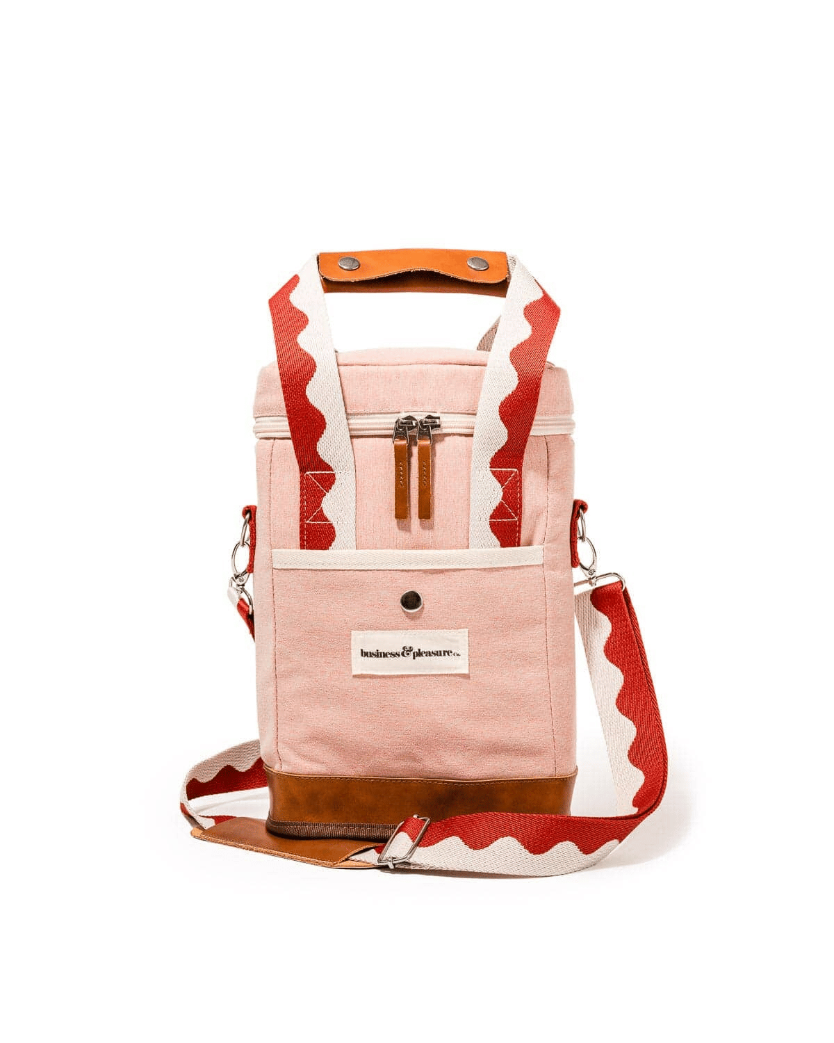 Business &amp; Pleasure Co - Wine Cooler Tote Bag - Rivie Pink 