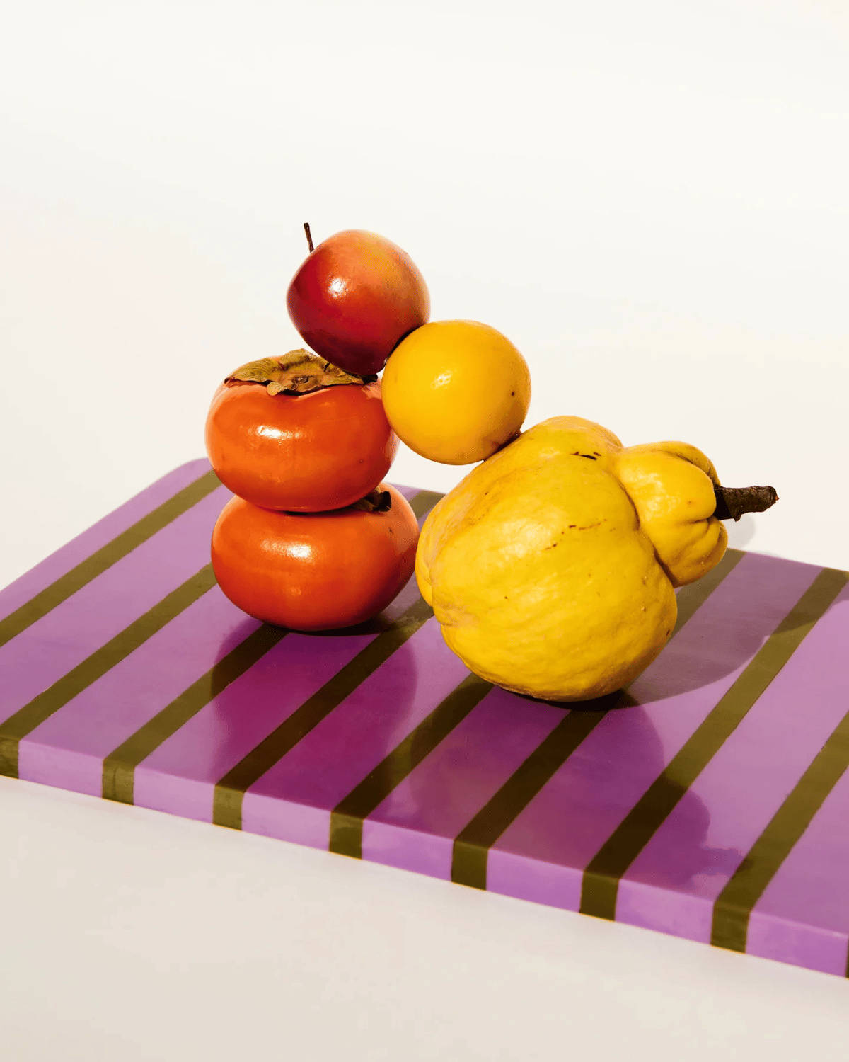 Kip&amp;Co Wisteria Lane Stripe Resin Serving Board