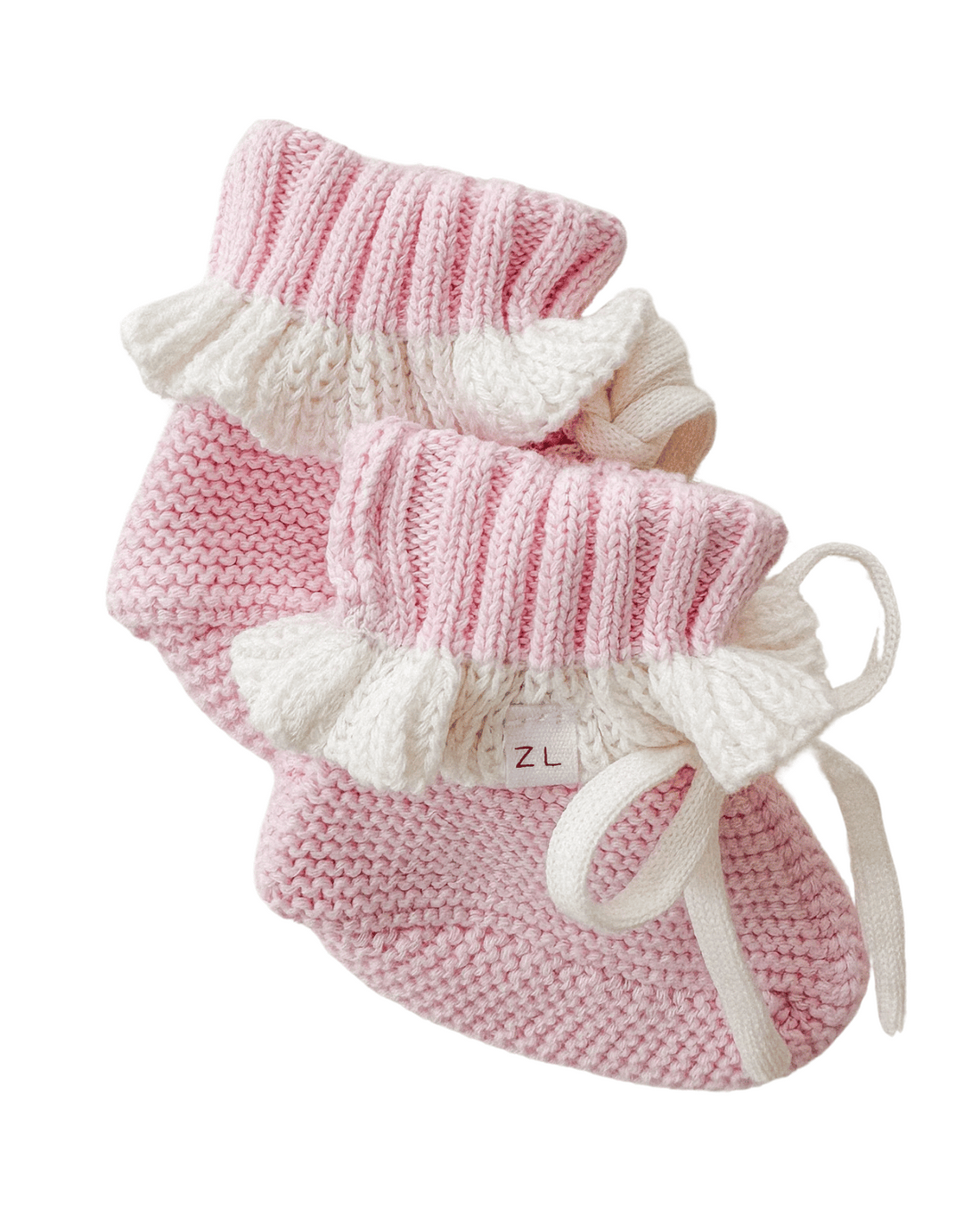 Knitted Baby Booties by Ziggy Lou in Freya ✨