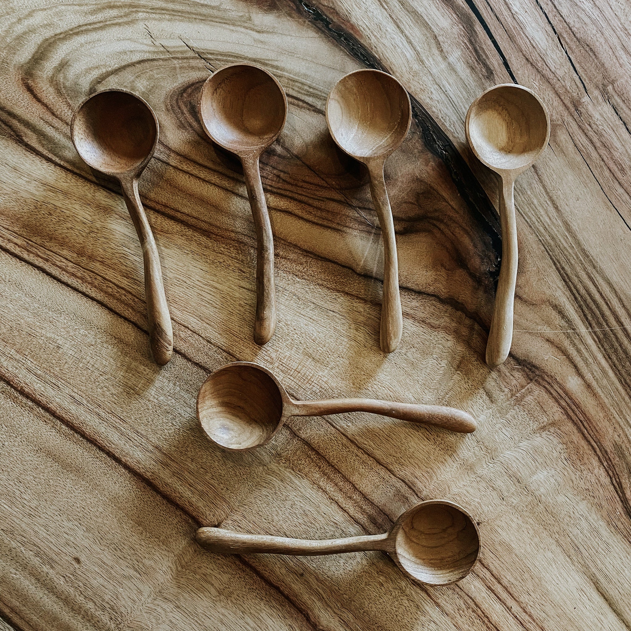 Teak Moon Spoon