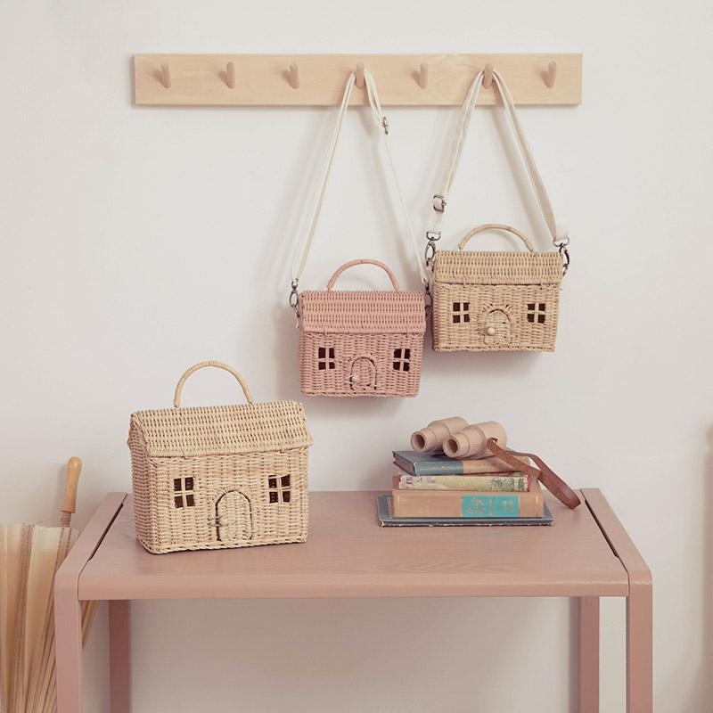 Rattan Casa Bag by Olli Ella in Straw