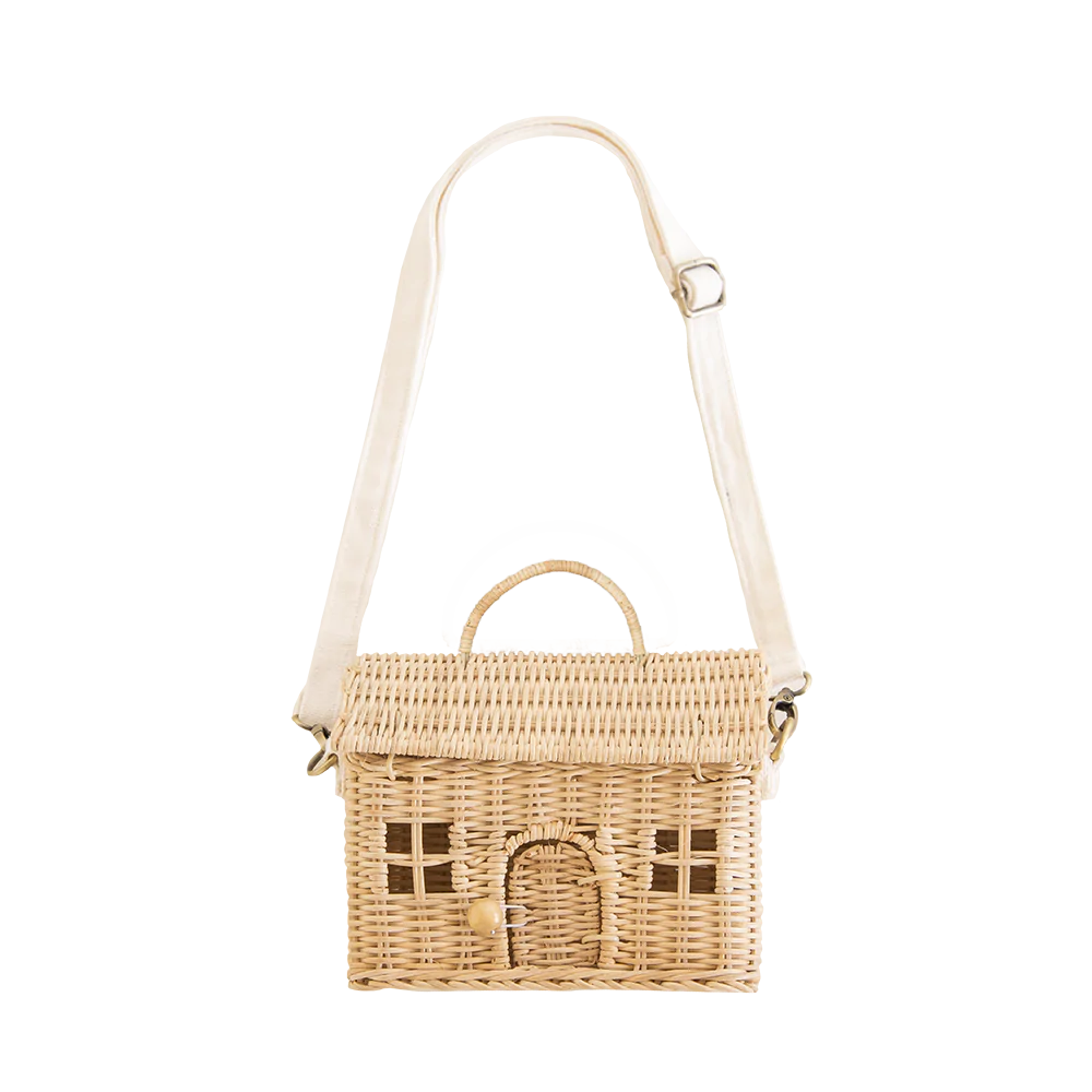 Rattan Casa Bag by Olli Ella in Straw