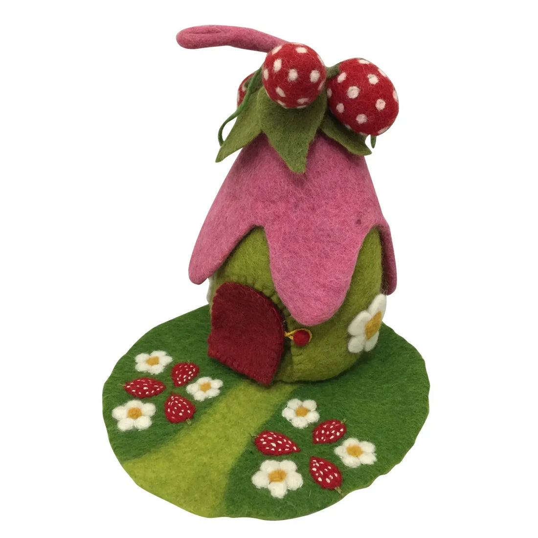 Strawberry Fairy House &amp; Mat by Papoose Toys